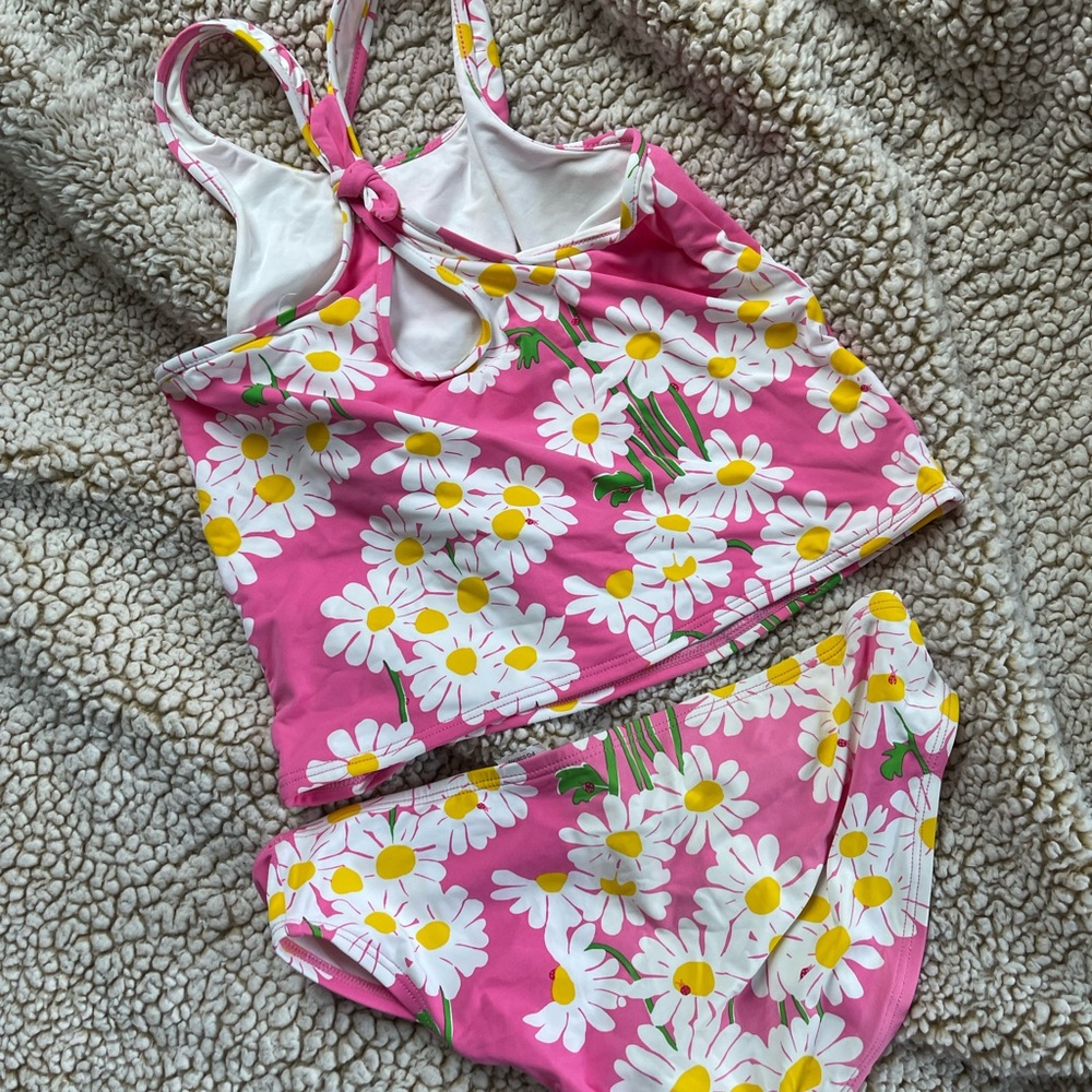 Lilly Pulitzer Pink Daisy Print Bikini Bottoms - Picture 5 of 7